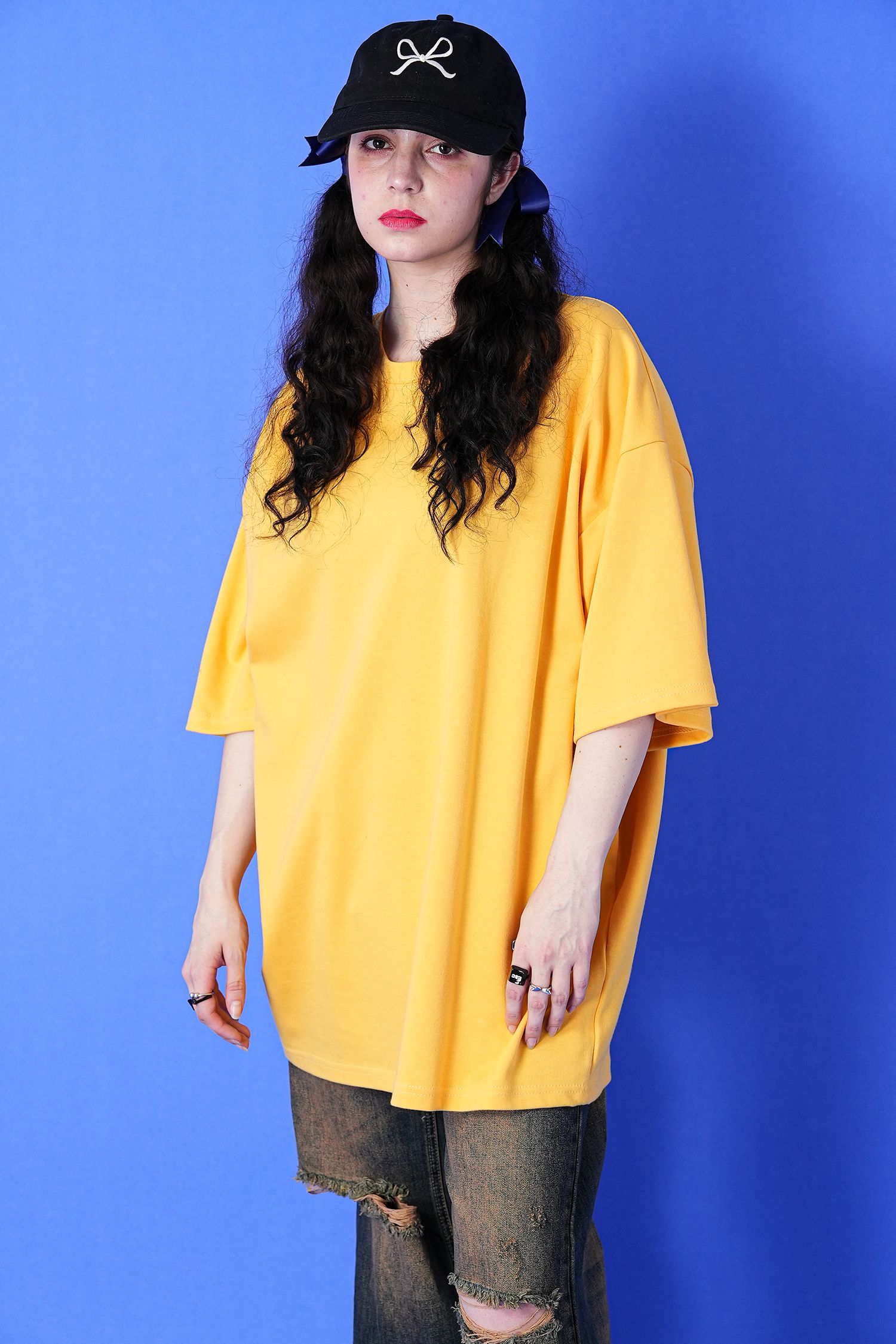 カラーバリエーションビッグポンチTシャツ / スウェット 半袖