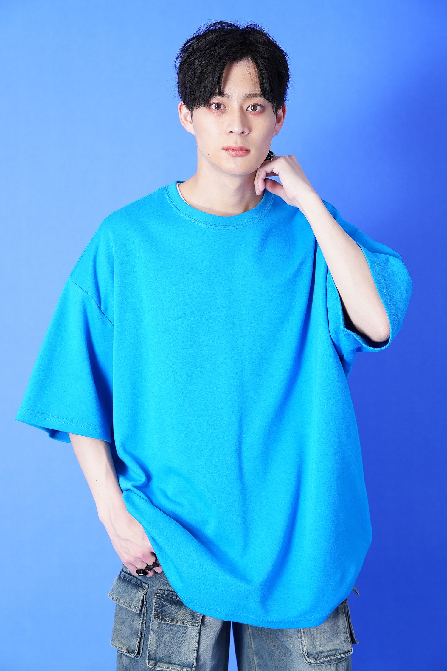 カラーバリエーションビッグポンチTシャツ / スウェット 半袖