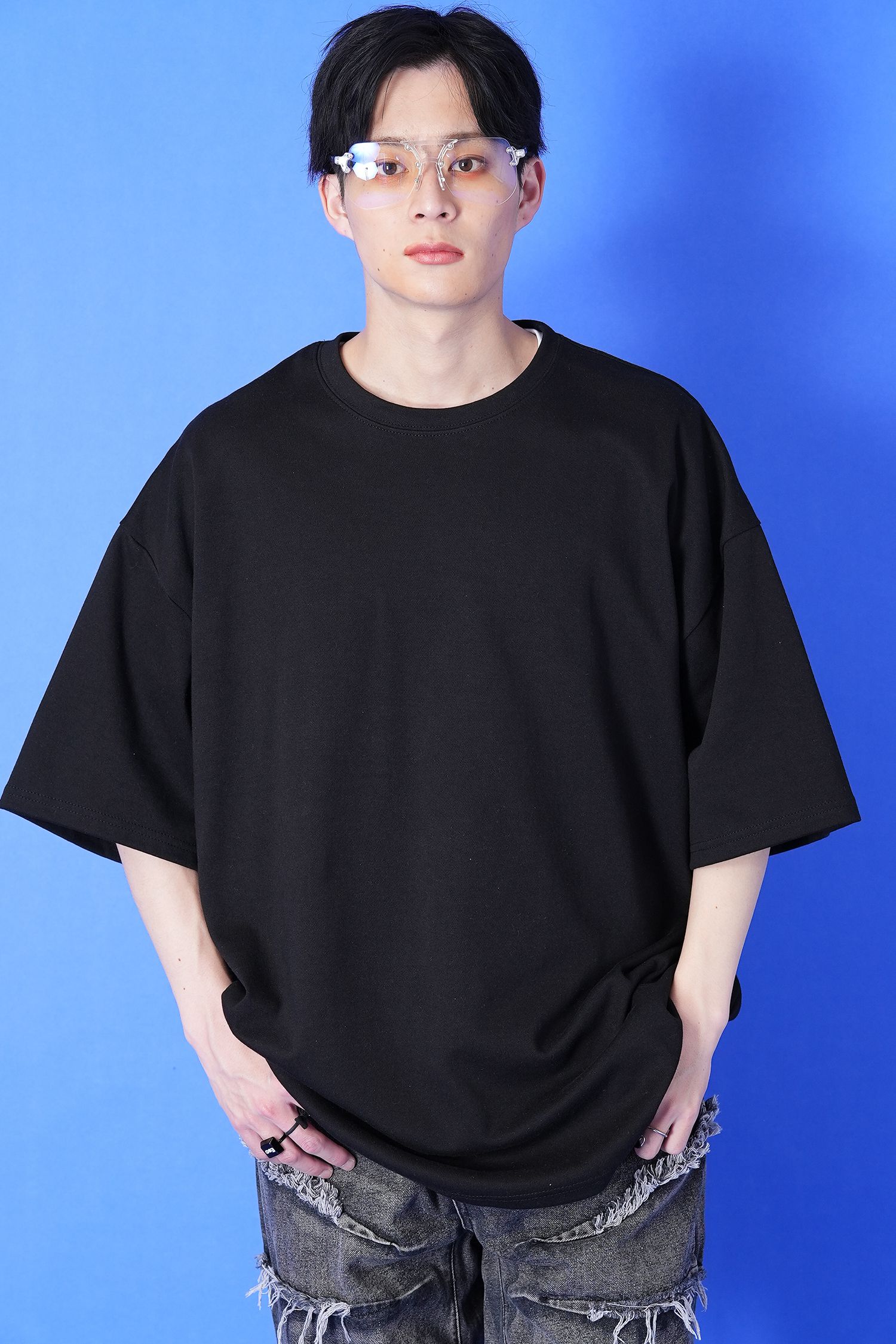 カラーバリエーションビッグポンチTシャツ / スウェット 半袖