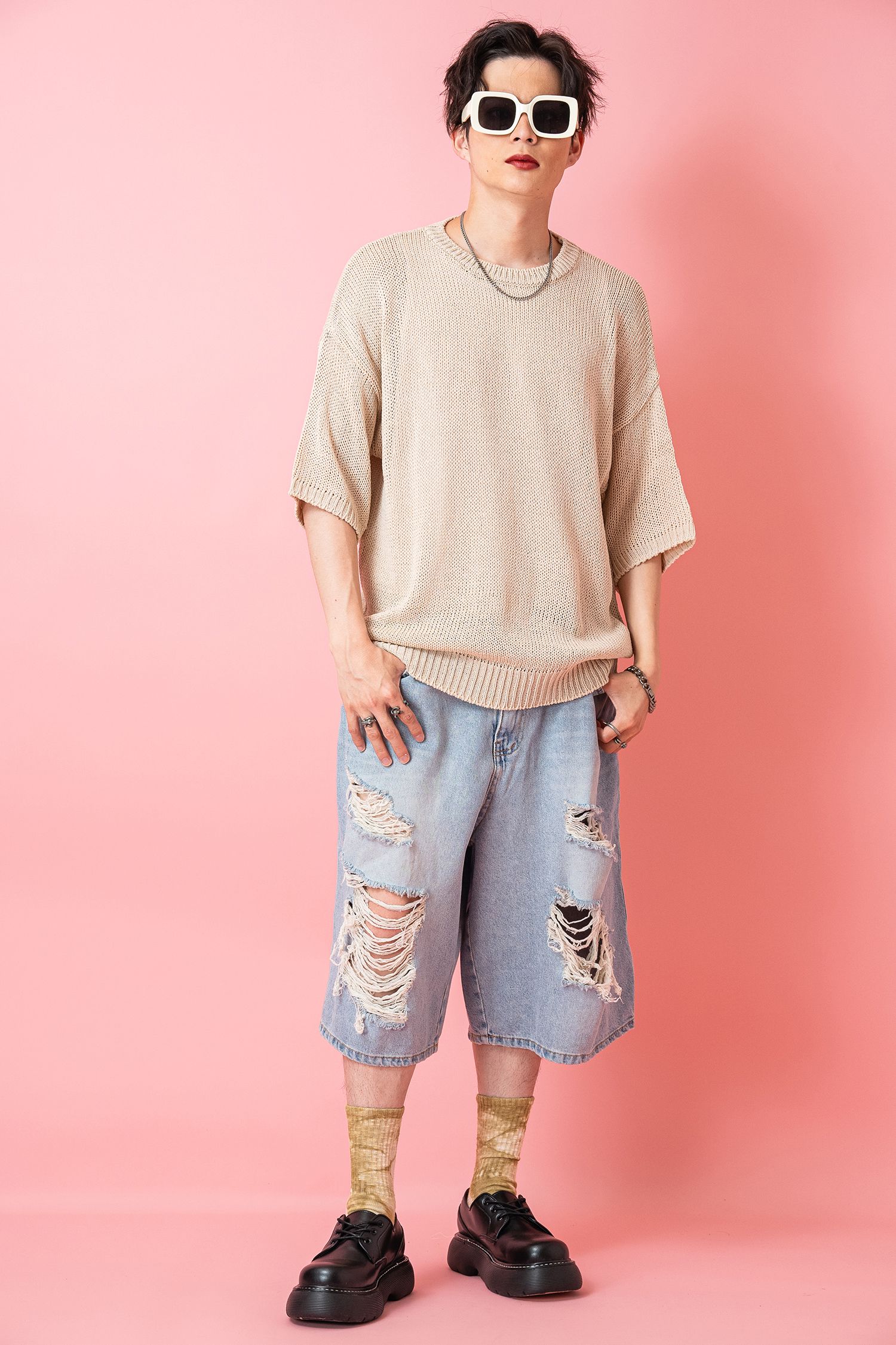【goa (ゴア)】半袖Tシャツ カットソー 羽根デザイン 受注期間限定！羽渦ミウネルコラボ企画第2弾！コラボ半袖Tシャツ