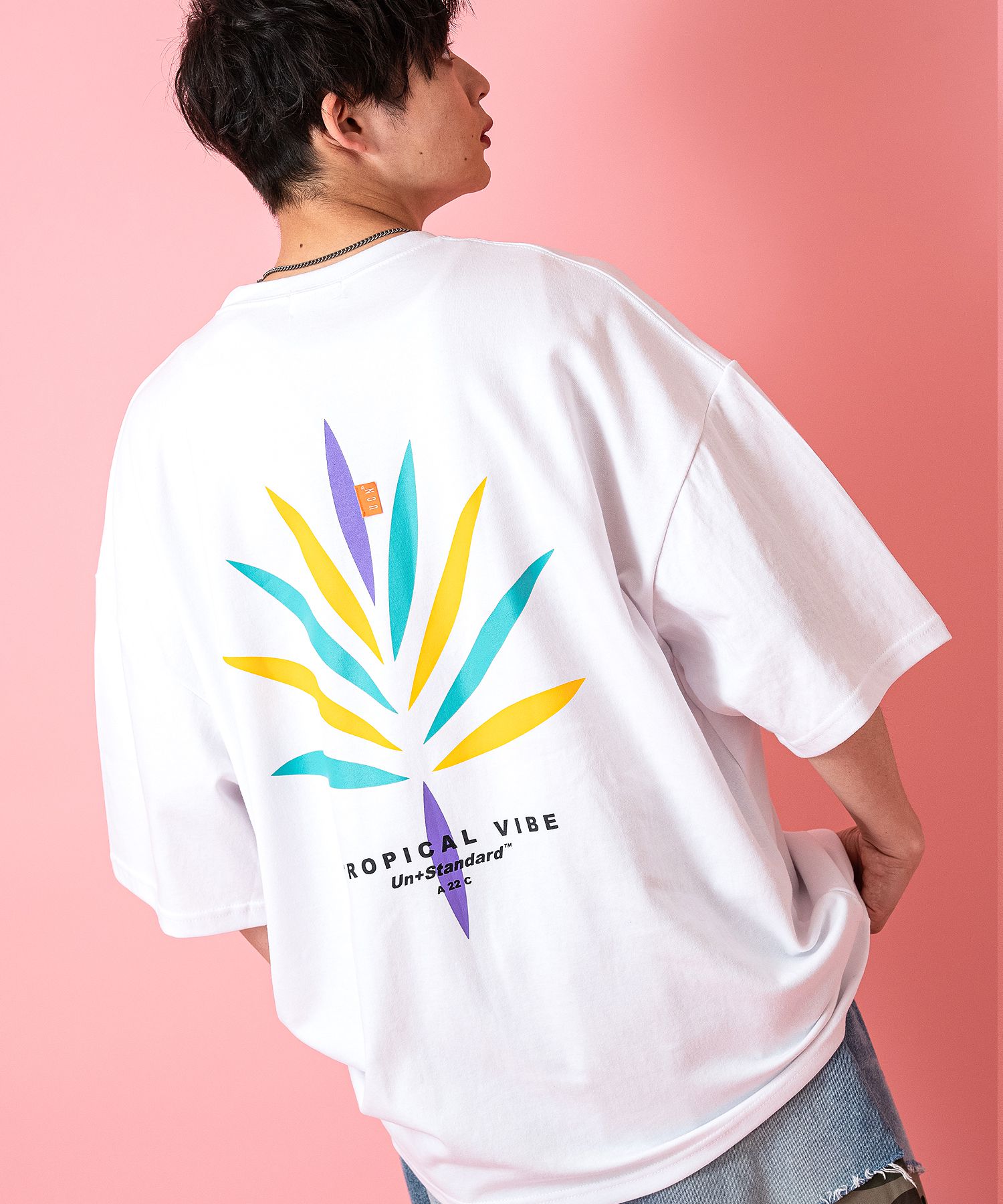 バリエーショングラフィックオーバーサイズTシャツ / メンズ