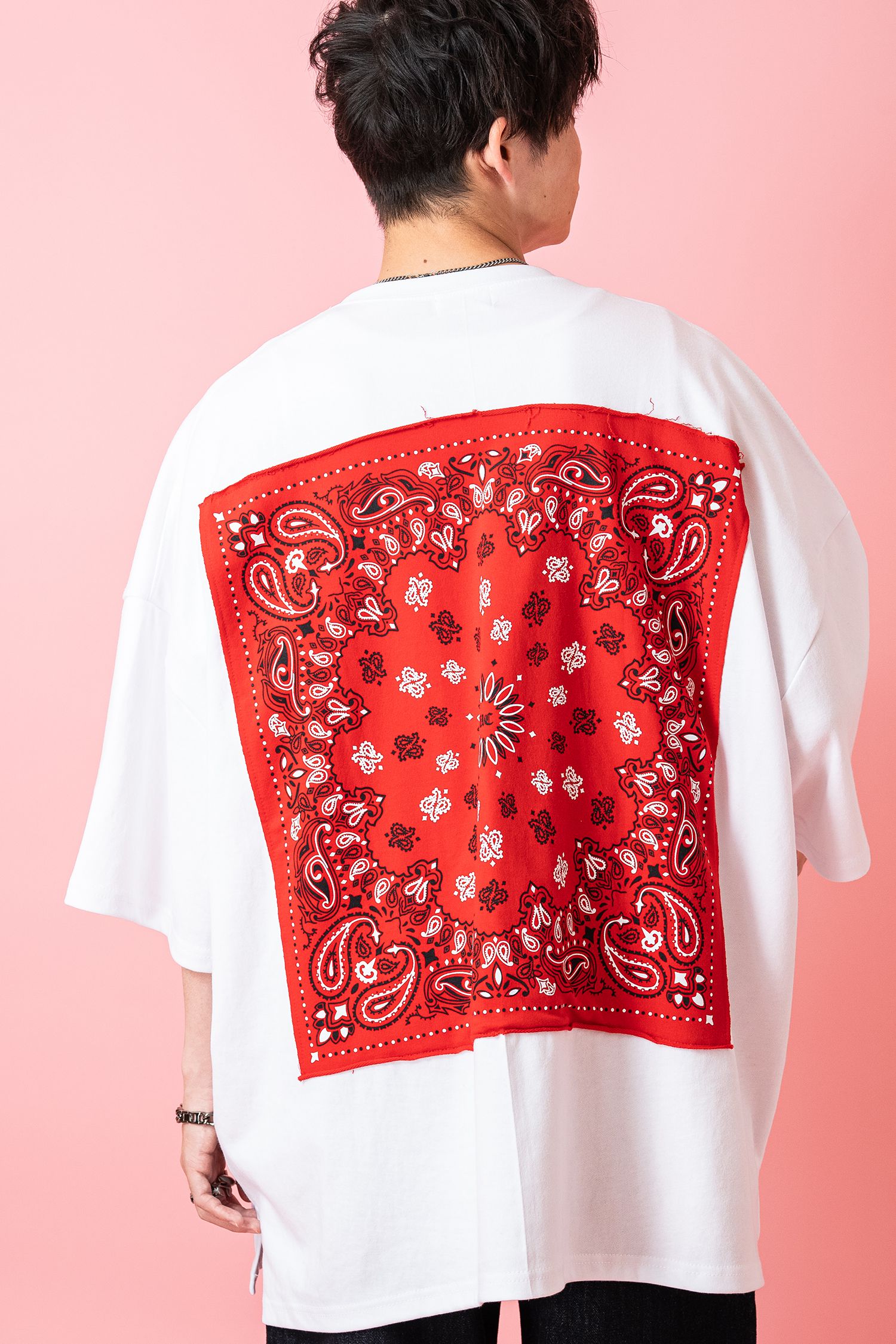 バリエーショングラフィックオーバーサイズTシャツ / メンズ