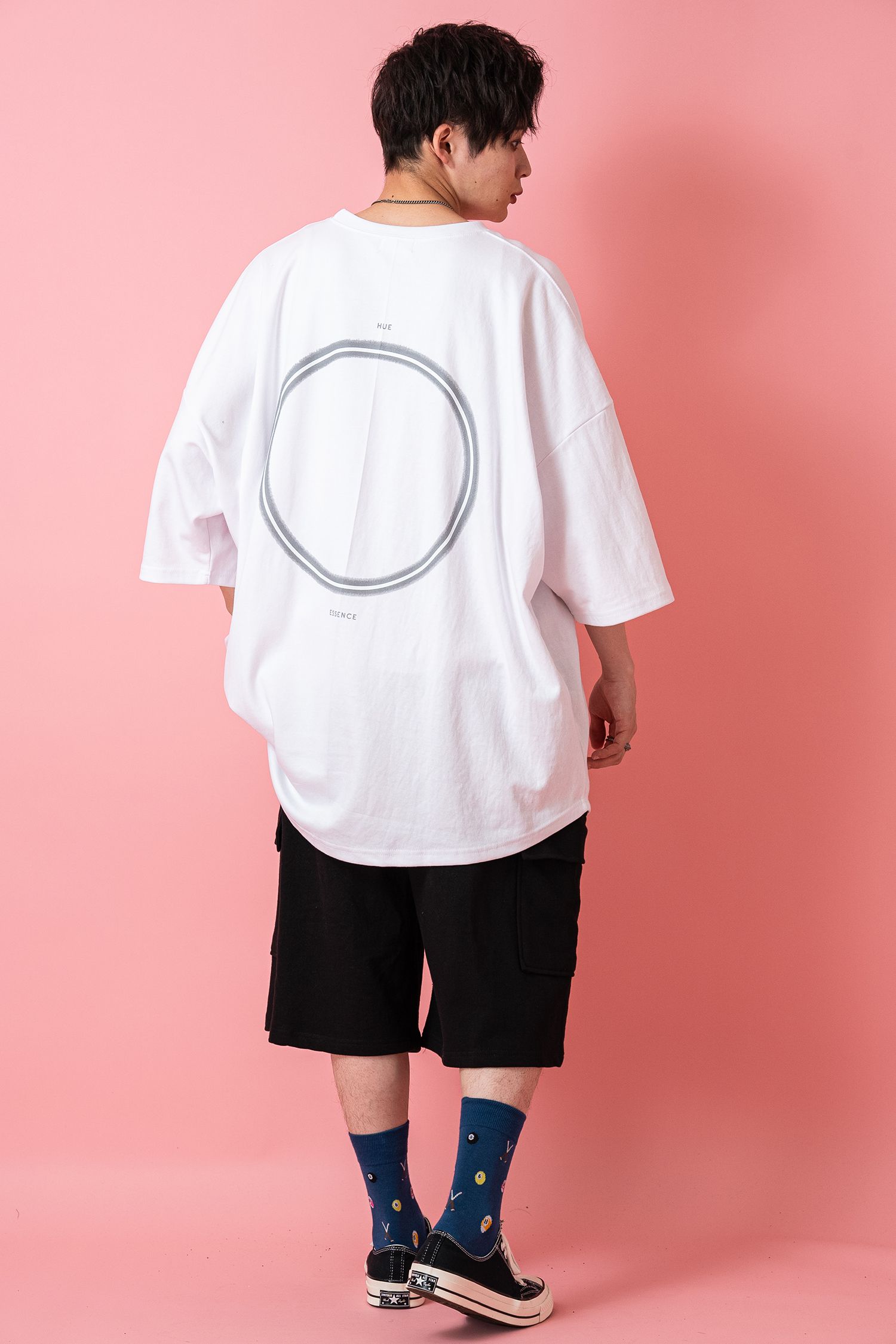 バリエーショングラフィックオーバーサイズTシャツ / メンズ 