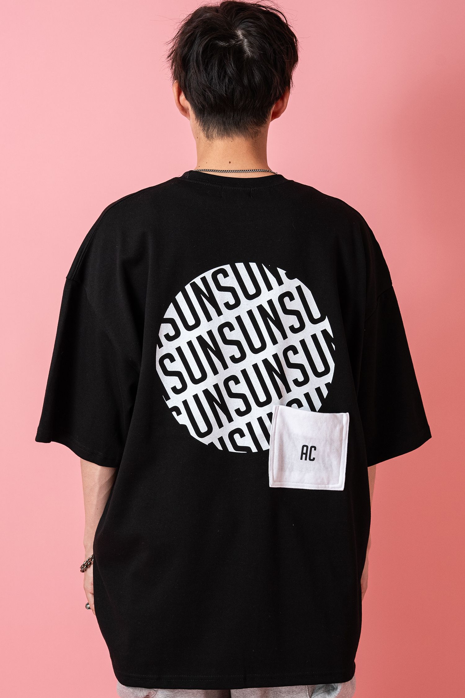 バリエーショングラフィックオーバーサイズTシャツ / メンズ