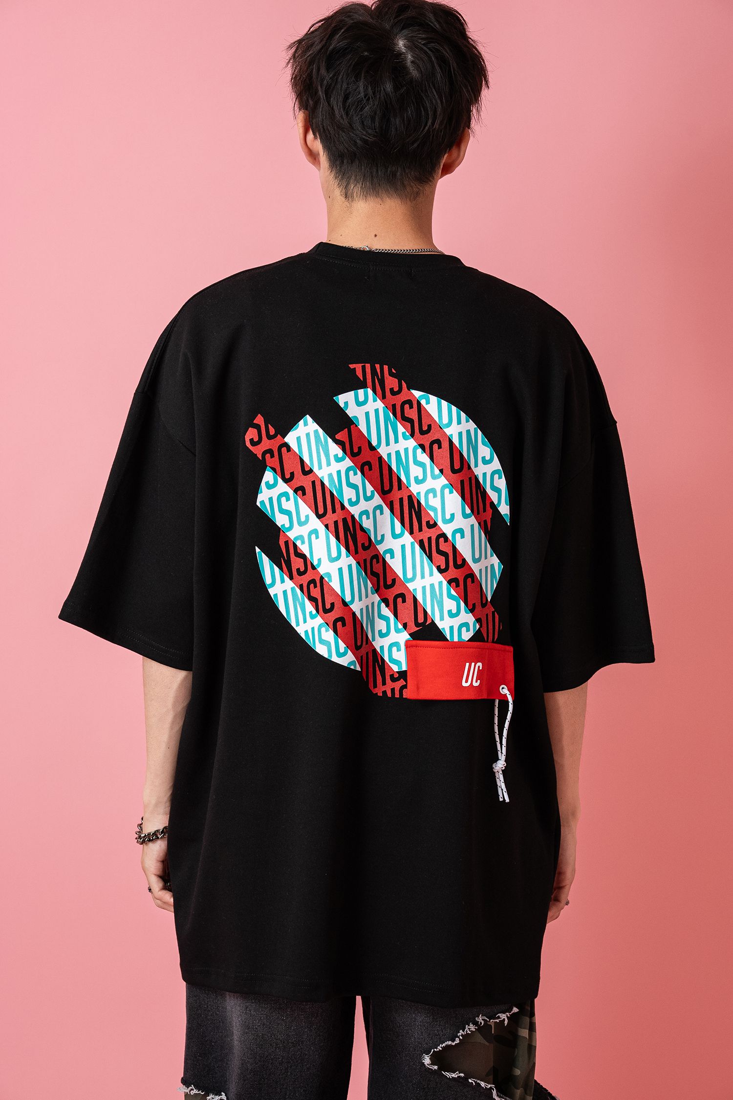 バリエーショングラフィックオーバーサイズTシャツ / メンズ 