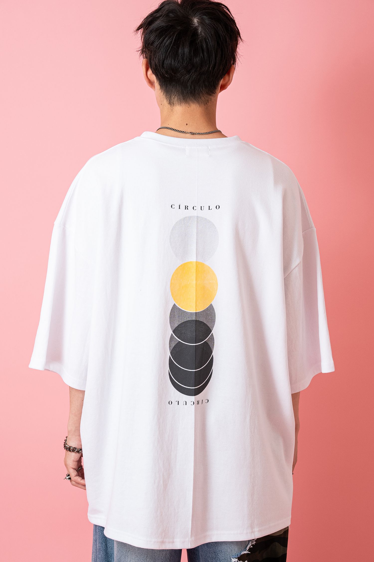 バリエーショングラフィックオーバーサイズTシャツ / メンズ 