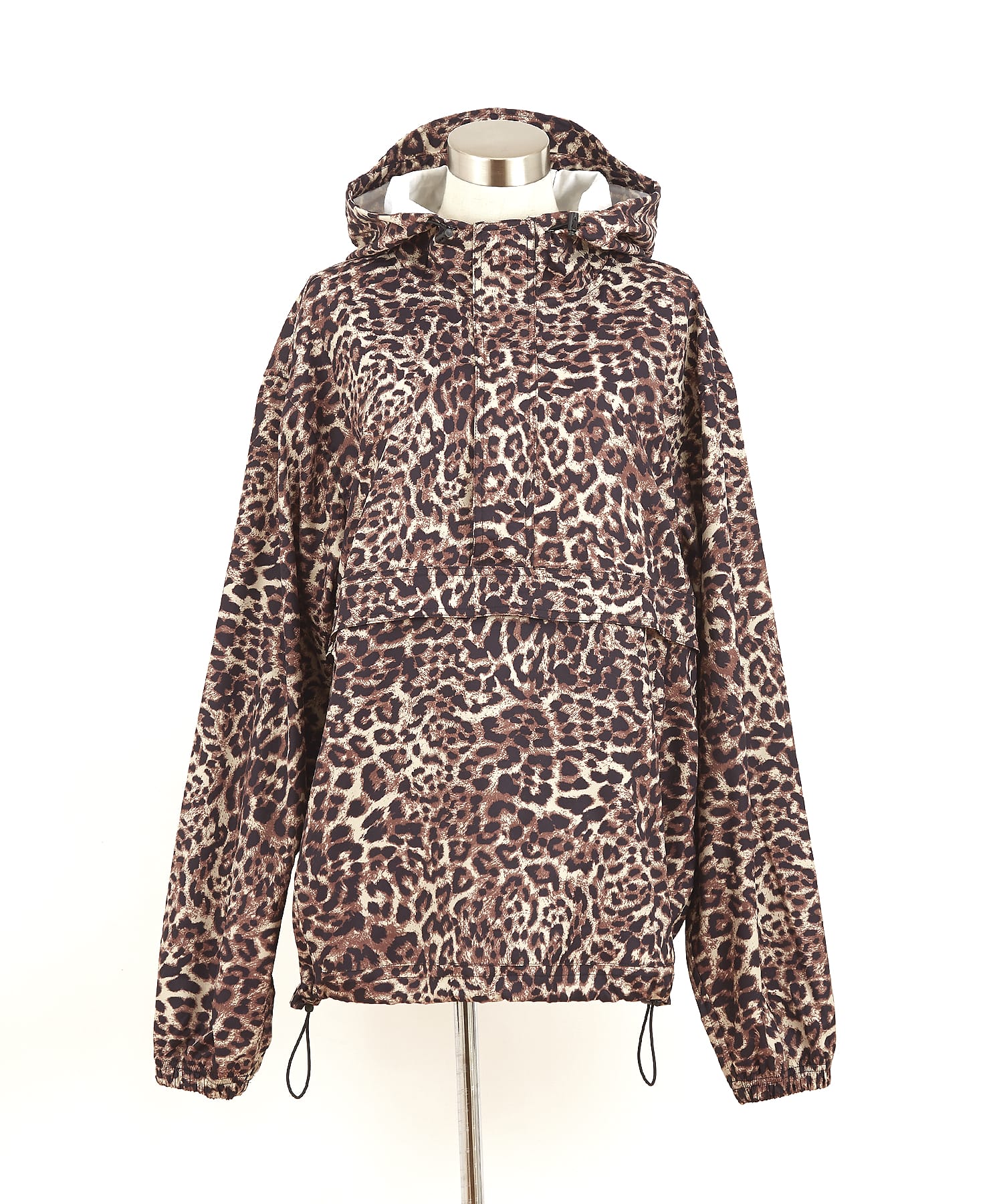 レオパードアノラックパーカー / メンズ レディース ユニセックス
