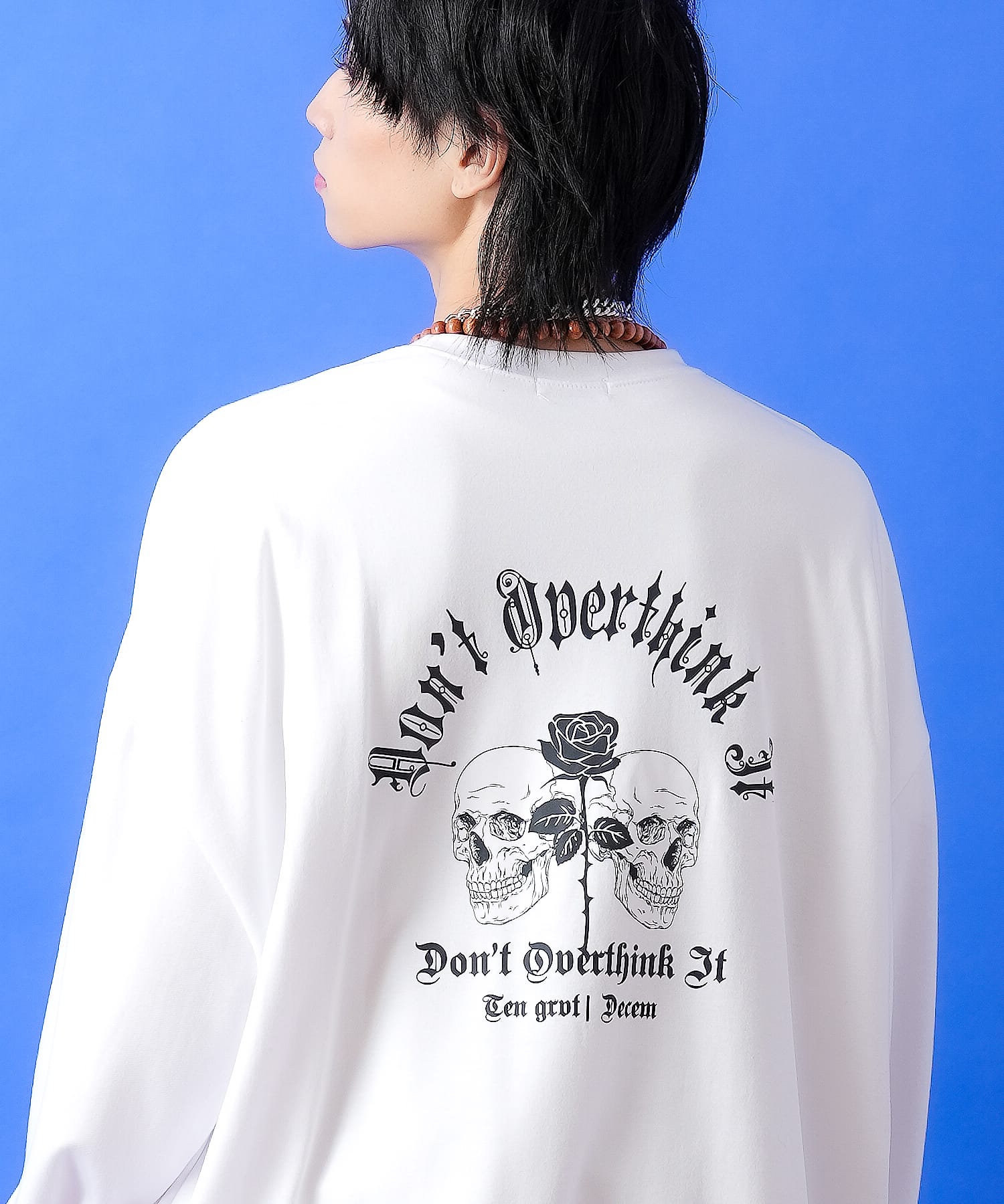 a.p.o.v.  デザインプリントオーバーサイズカットソー