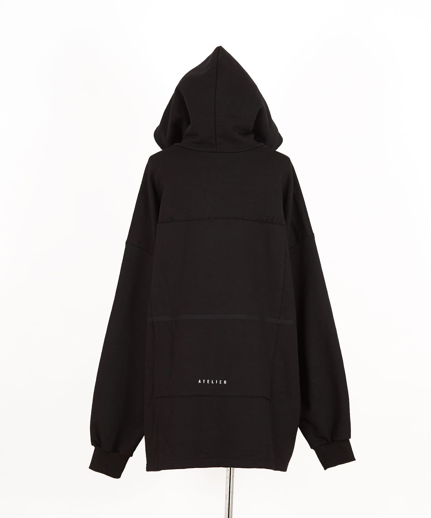 【匿名】WHOLENESS オーバーサイズスウェット | AP STUDIO asymmetry design sweat / gray （アシンメトリーデザイン