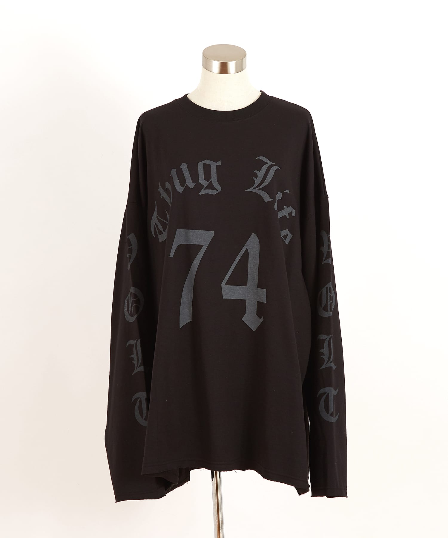 ギャングスタナンバリングオーバーサイズスウェットカットソー