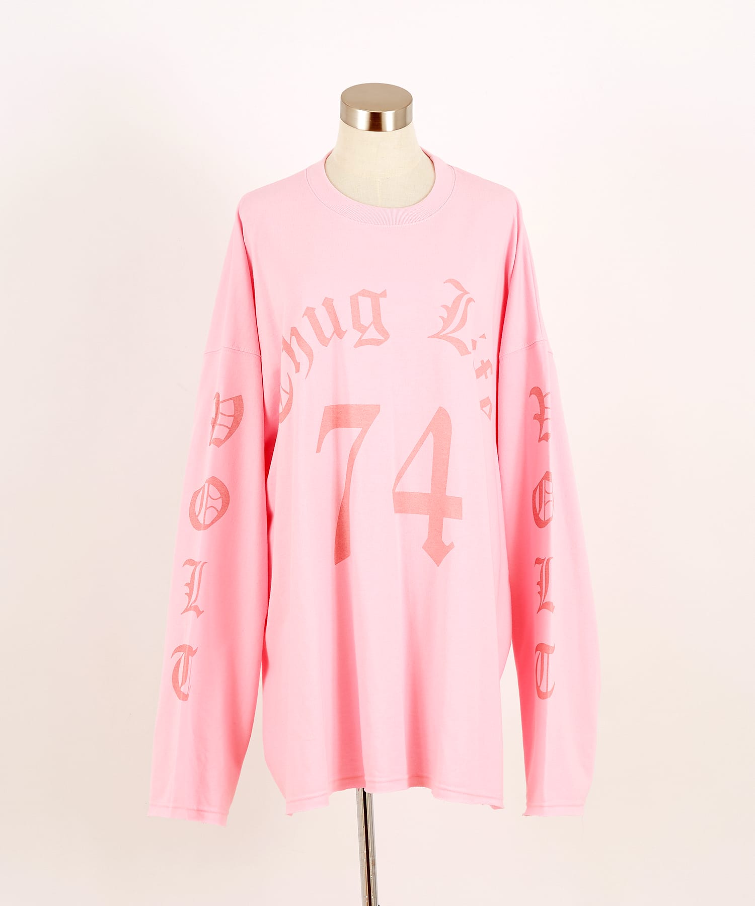 正規品 CHANCE CHANCE ピンクトレーナー オーバーサイズ chancechance スウェット トレーナー シャツ CEC オーバーサイズ
