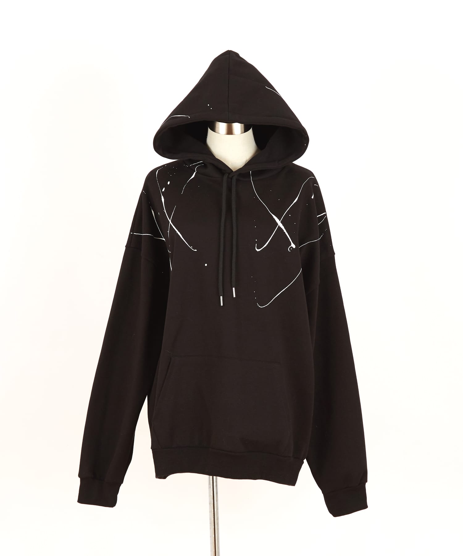 ペイントスウェットポンチプルオーバーパーカー / スエット メンズ