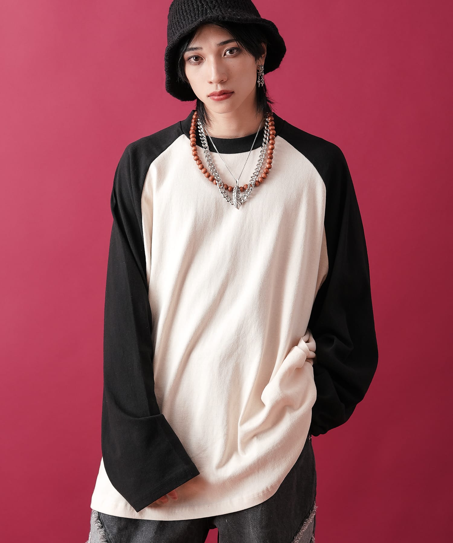 a.p.o.v. -ankoROCK's select- スーパーオーバーサイズヘヴィウェイトコットンラグランカットソー