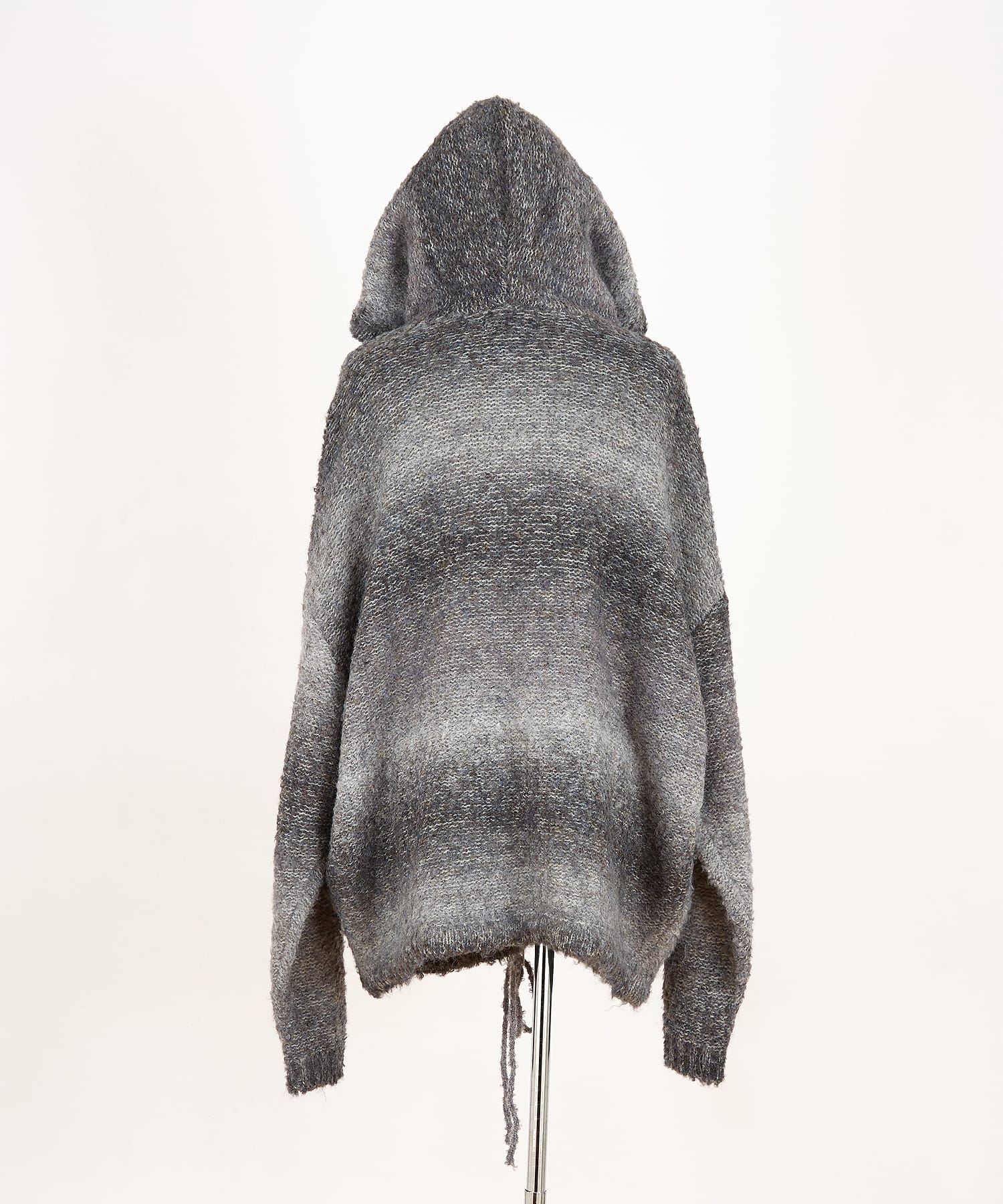 グラデーションスラブニットジップアップパーカー / ZIPパーカー