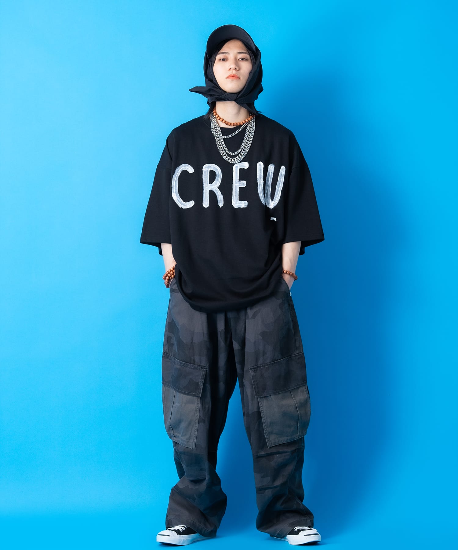 【美品】 RUFFLOG 半袖カットソー ブラック　サイズM RUFFLOG｜ラフロッグ