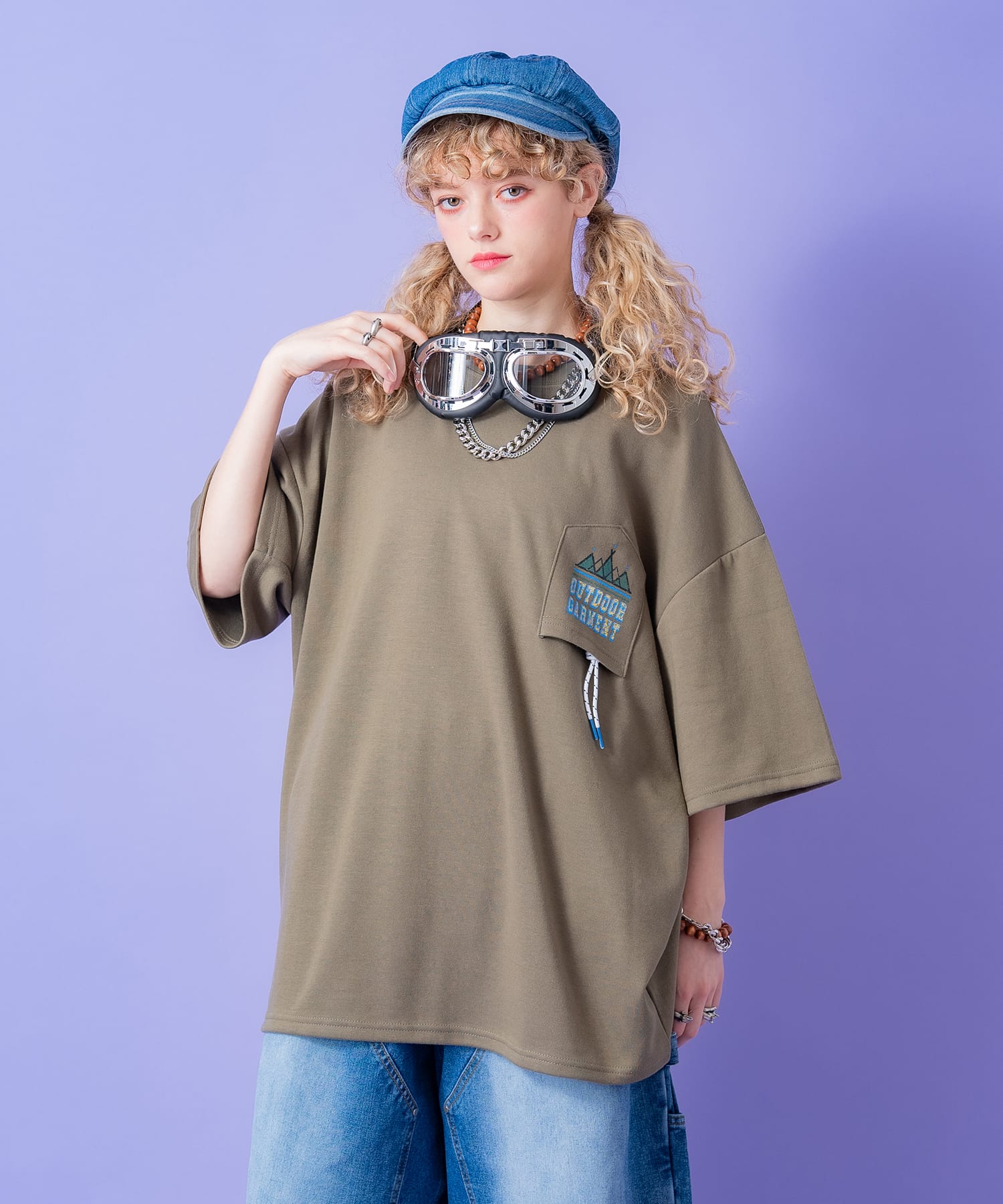 a796【希少なXL】クリーク　ビッグロゴ　人気デザイン　人気色　半袖Tシャツ a796【希少なXL】クリーク ビッグロゴ 人気デザイン 人気色 半袖