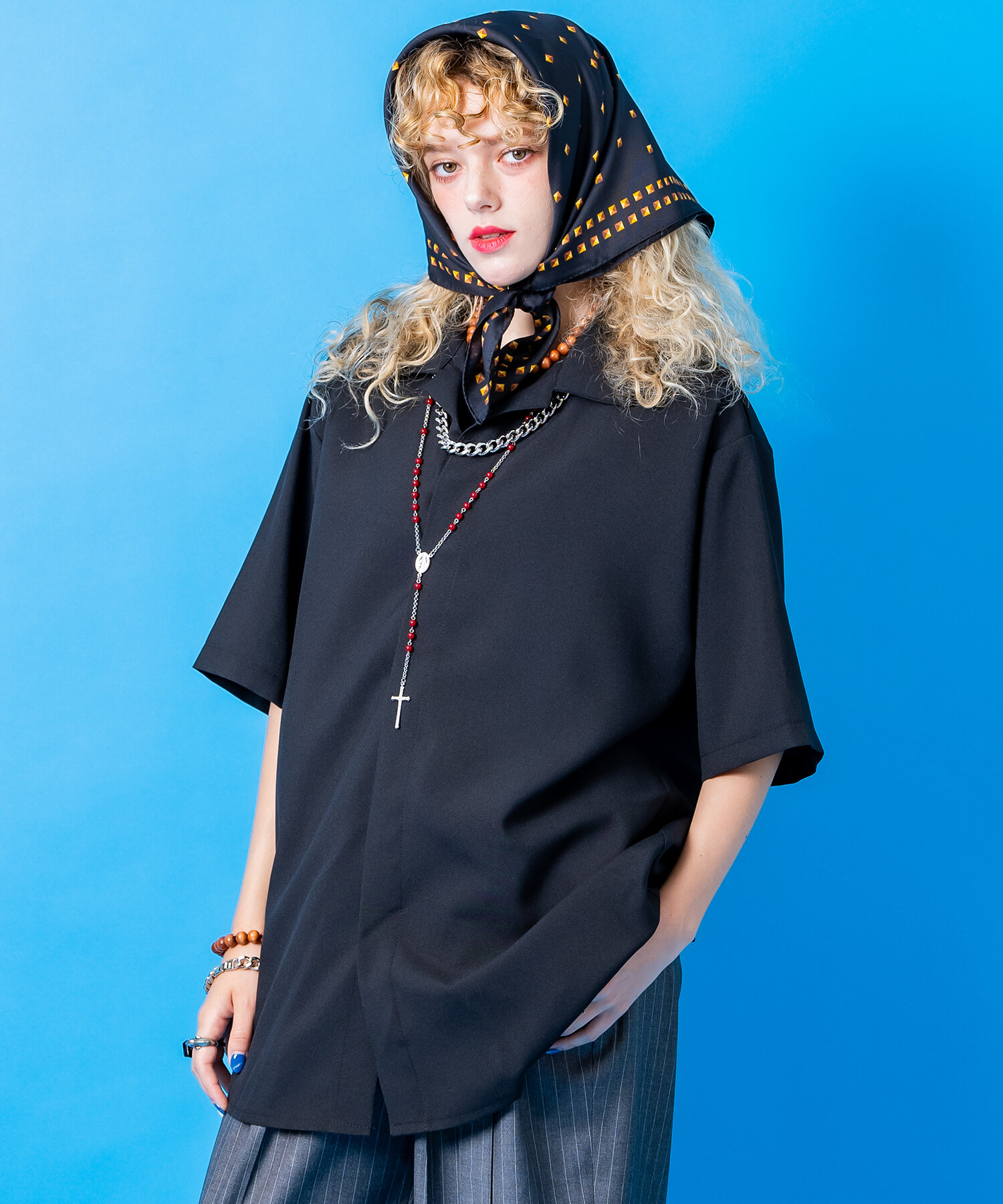 定価¥12,100 アンタイトル 新品❗️シャツ レディースTシャツ(Zグラフィック)ネイビー｜DIAMOND MOON通信