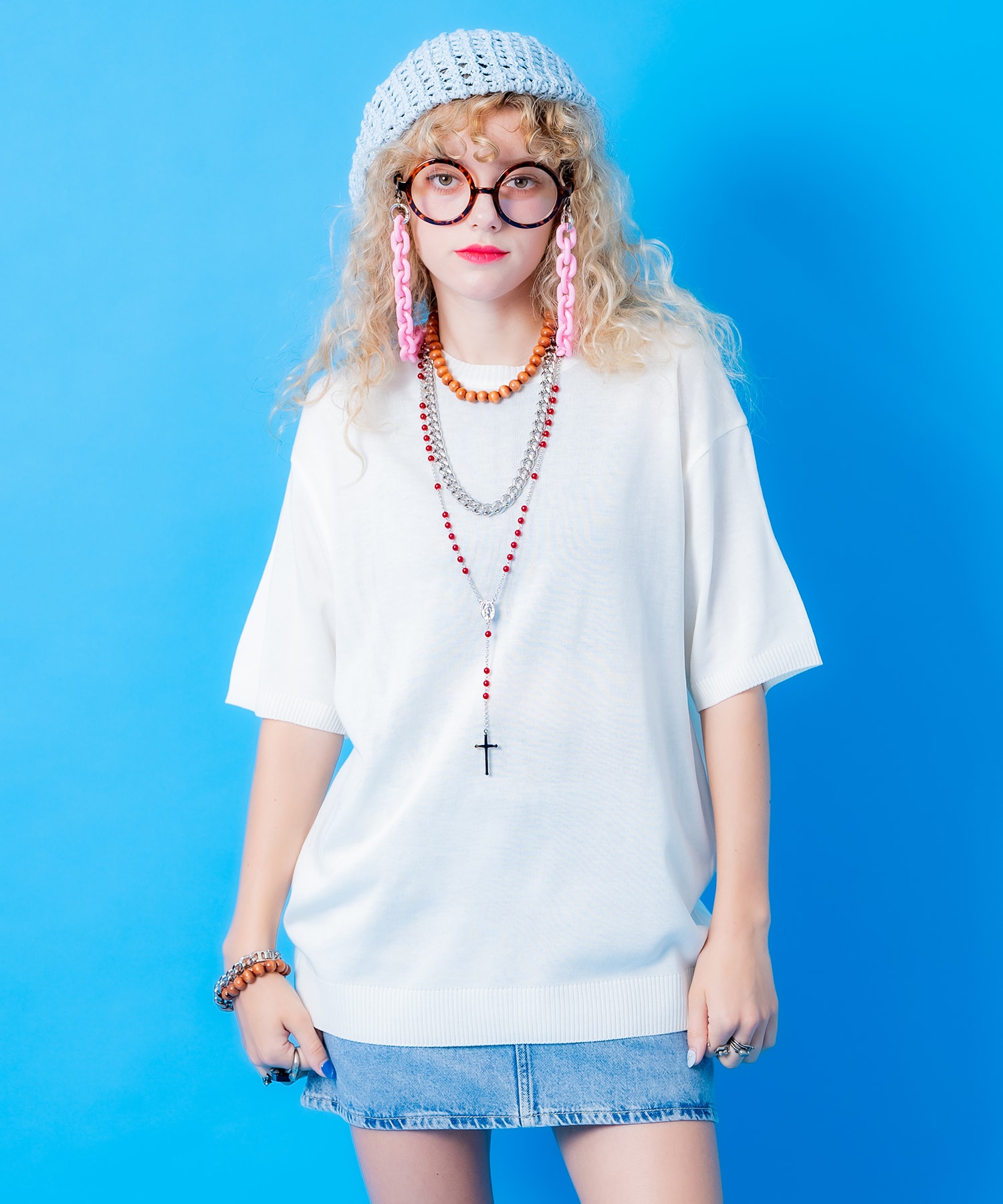 a.p.o.v.  ニットTシャツ
