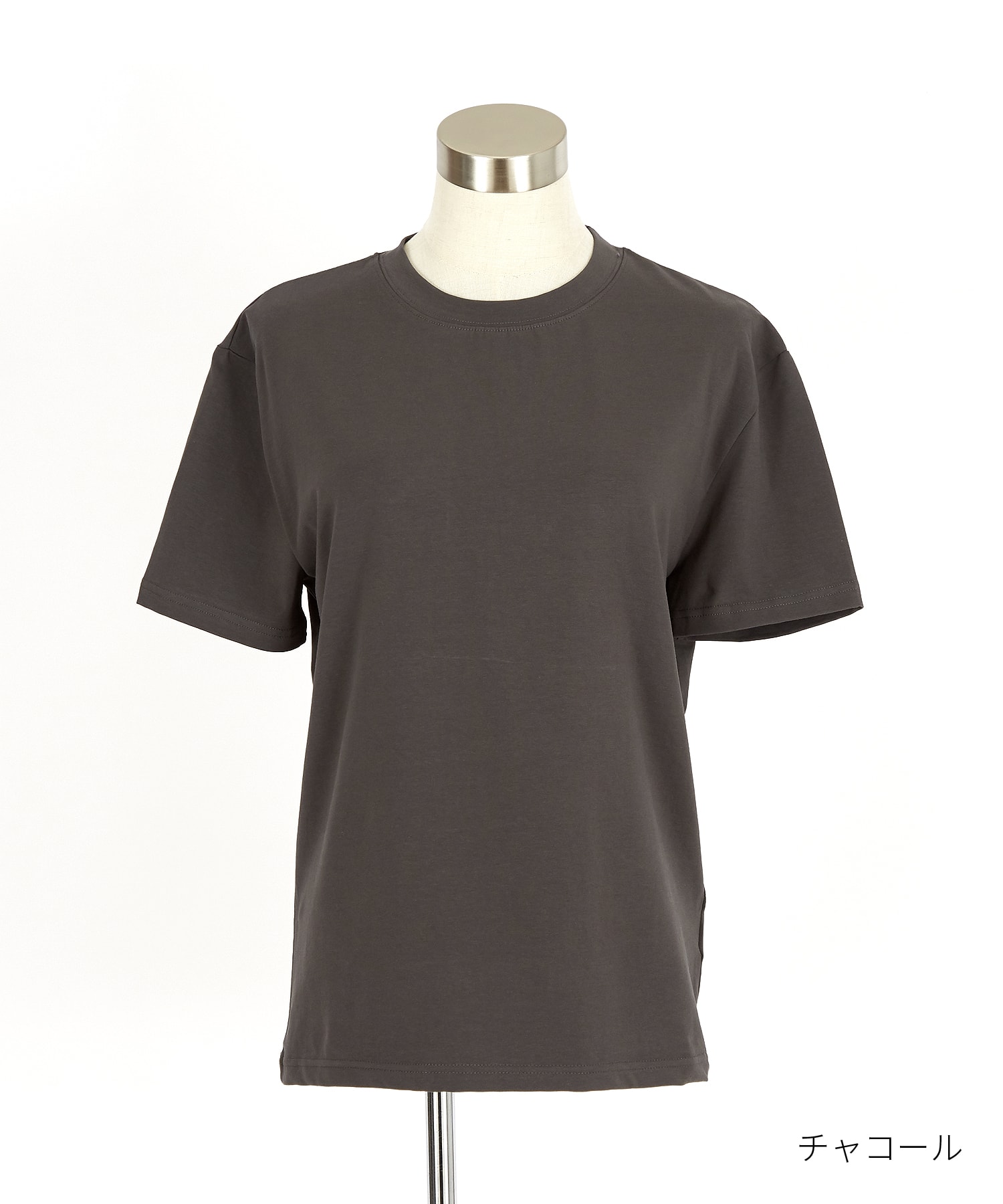 短丈スリムTシャツ / 半袖 カットソー メンズ レディース ユニセックス
