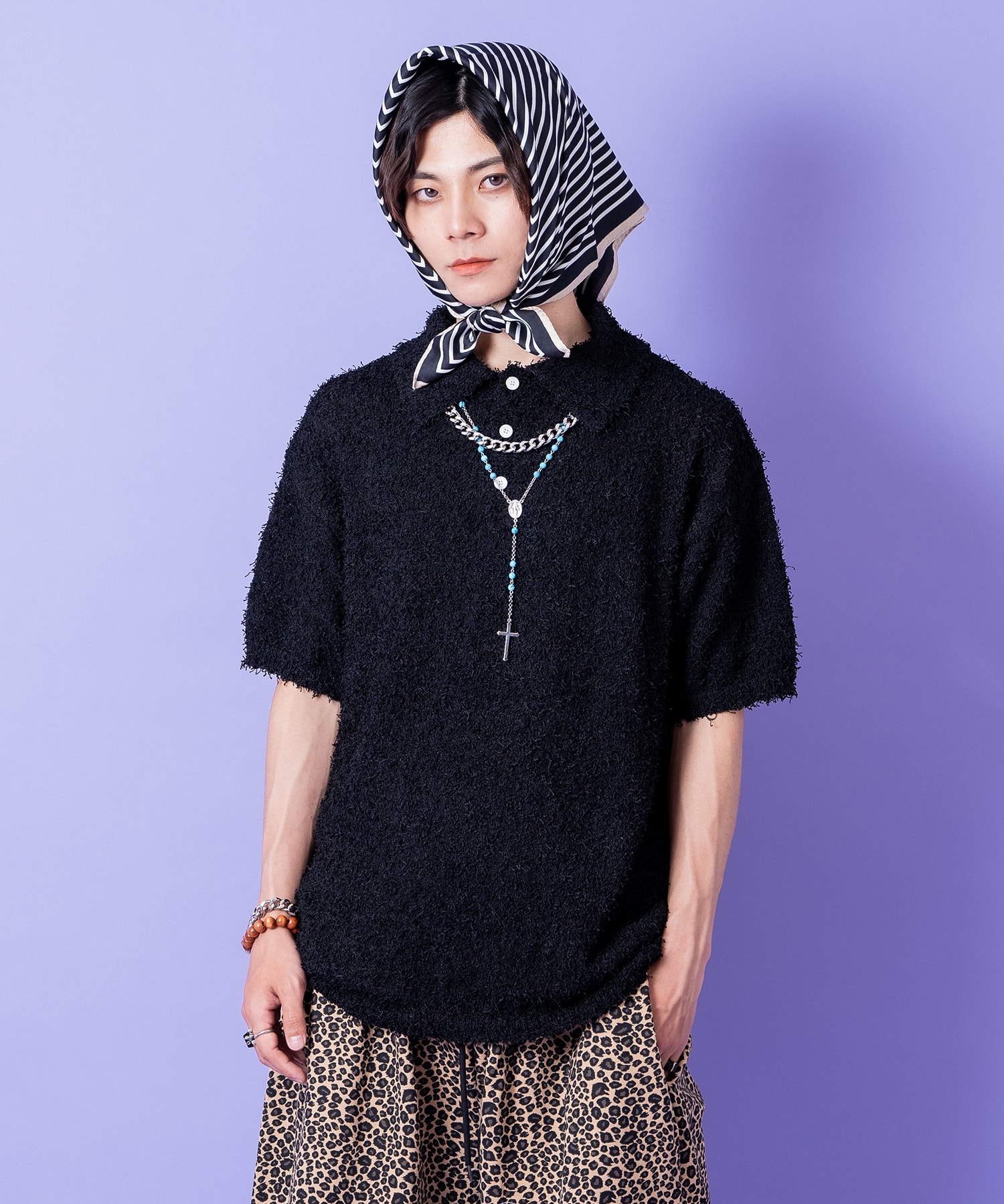 a.p.o.v. -ankoROCK's select- シャギーパイルポロシャツ