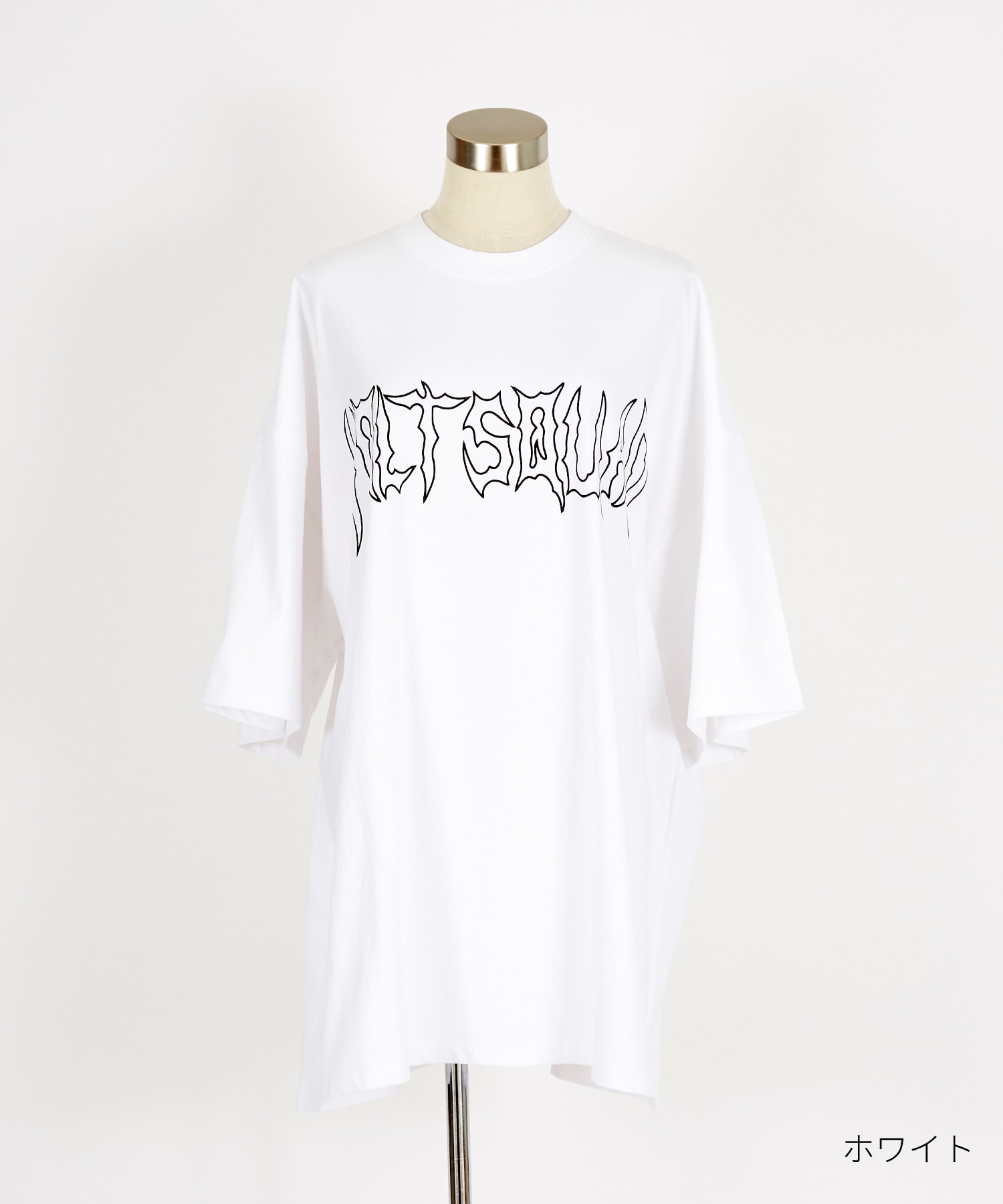 ストリートゴシックロゴオーバーサイズTシャツ / 半袖 メンズ
