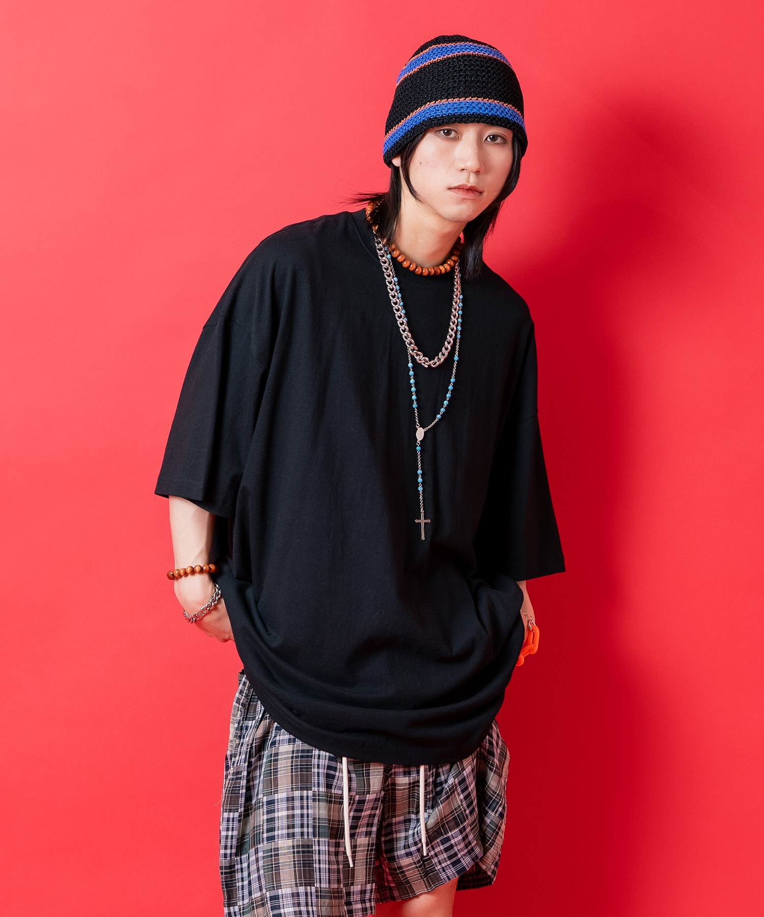 a.p.o.v.  ワンウォッシュコットンオーバーサイズTシャツ