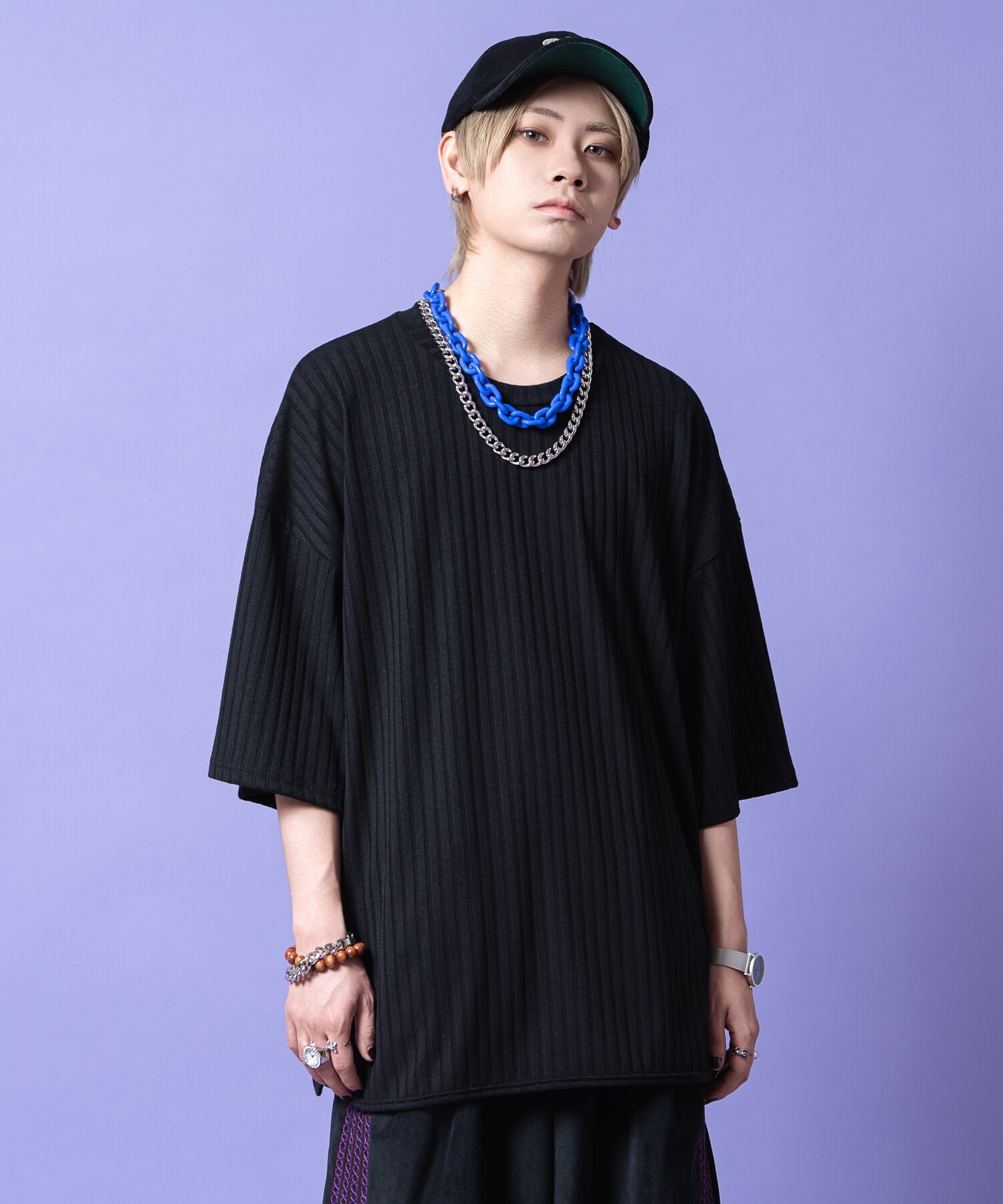 a.p.o.v. オーバーサイズラウンドネックTシャツ