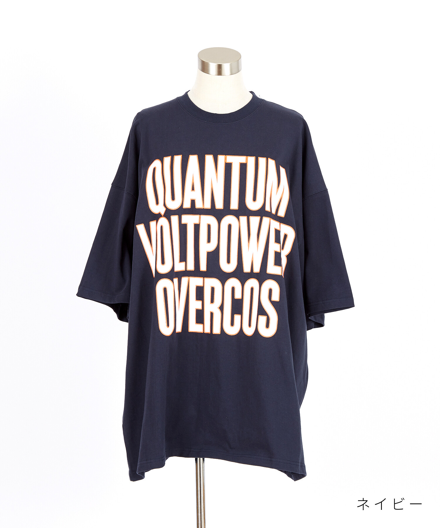 アメカジ調ロゴビッグプリントスーパーオーバーサイズTシャツ / ユニ