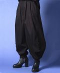 ankoROCK チャイナボタンバルーンリブワイドパンツ -メガ-/B