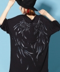 ankoROCK悪魔の折れた翼Ｔシャツ -メガビッグ-