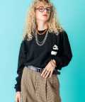 TEDDY ankoROCK ロングTシャツ/ブラック