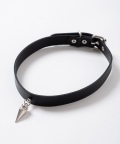 【期間限定 5％OFF】 an meets zakka マルチチャームレザーチョーカー/スパイクスタッズ
