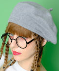 【期間限定 5％OFF】 an meets zakka ソフトサマーニットベレー帽/グレー