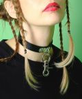 【期間限定 5％OFF】 an meets zakka ビッグフックレザーチョーカー