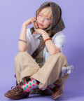 an meets zakka ポンポンドットシアーソックス/D