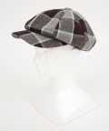 an meets zakka チェック柄ウールキャスケット /グレー