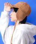 【期間限定 5％OFF】 an meets zakka ボア切り替えイヤーフラップコーデュロイキャップ /キャメル