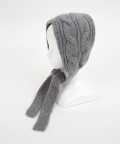 an meets zakka ケーブルニットイヤーマフ/グレー