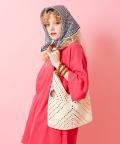 an meets zakka クロシェニットレトロハンドバッグ