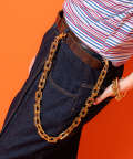 an meets zakka 【COMONONOSA(コモノノサ) 】OMOCHA CHAIN(オモチャチェーン) ウォレットチェーン -スクエア-