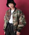 a.p.o.v. -ankoROCK's select- カモフラリバーシブル中綿ボンバージャケット