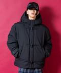 a.p.o.v. リップストップオーバーサイズダッフルパフジャケット/ブラック