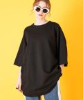 a.p.o.v.  カラーバリエーションビッグポンチTシャツ/ブラック
