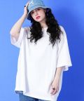 a.p.o.v.  カラーバリエーションビッグポンチTシャツ/ホワイト