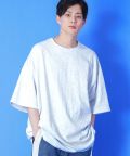 a.p.o.v.  カラーバリエーションビッグポンチTシャツ/アッシュグレー