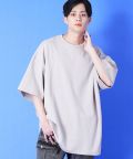 a.p.o.v.  カラーバリエーションビッグポンチTシャツ/グレー
