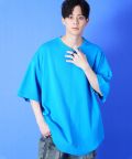 a.p.o.v.  カラーバリエーションビッグポンチTシャツ/ブルー