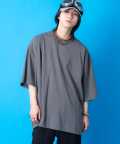 a.p.o.v.  スーパーオーバーサイズTシャツ/グレー
