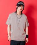 a.p.o.v.  ニットTシャツ/ベージュ
