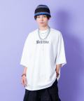 a.p.o.v.  ストリートフォントロゴオーバーサイズTシャツ/ホワイト